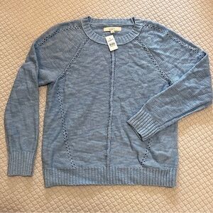 NWT Loft lightweight baby blue sweater